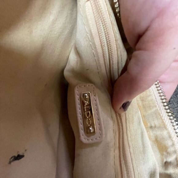 Rose Gold and Glitter Wristlet Clutch - Picture 4 of 4